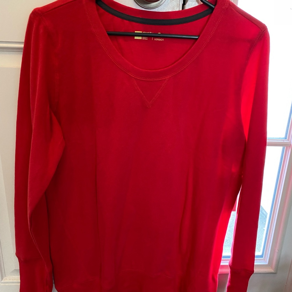 NWT Xersion Red Sweatshirt
